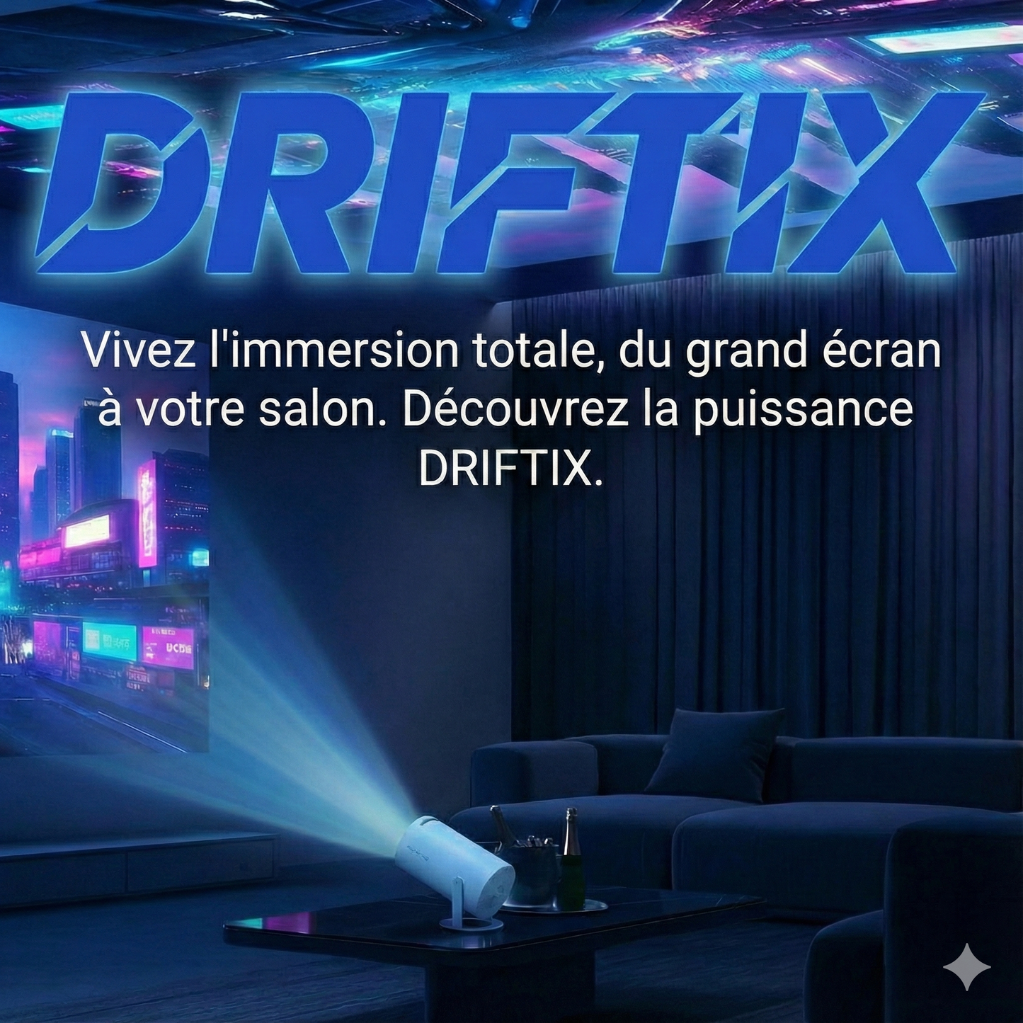 Projecteur écran 4K Driftix