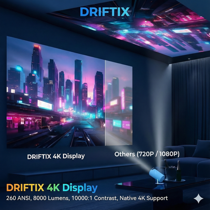 Projecteur écran 4K Driftix